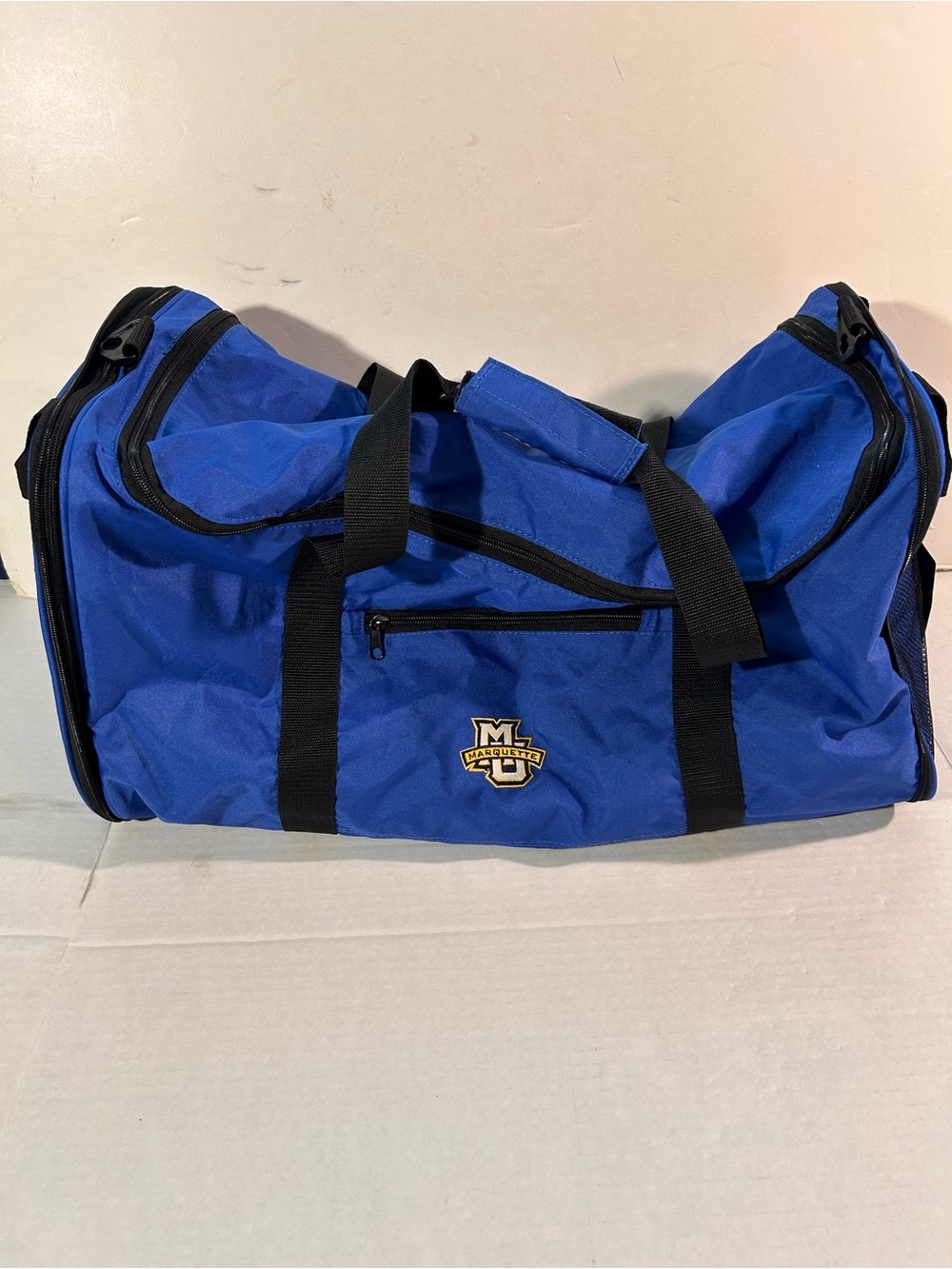 New Marquette University Golden Eagles Duffle Bag Blue Port Authority NCAA